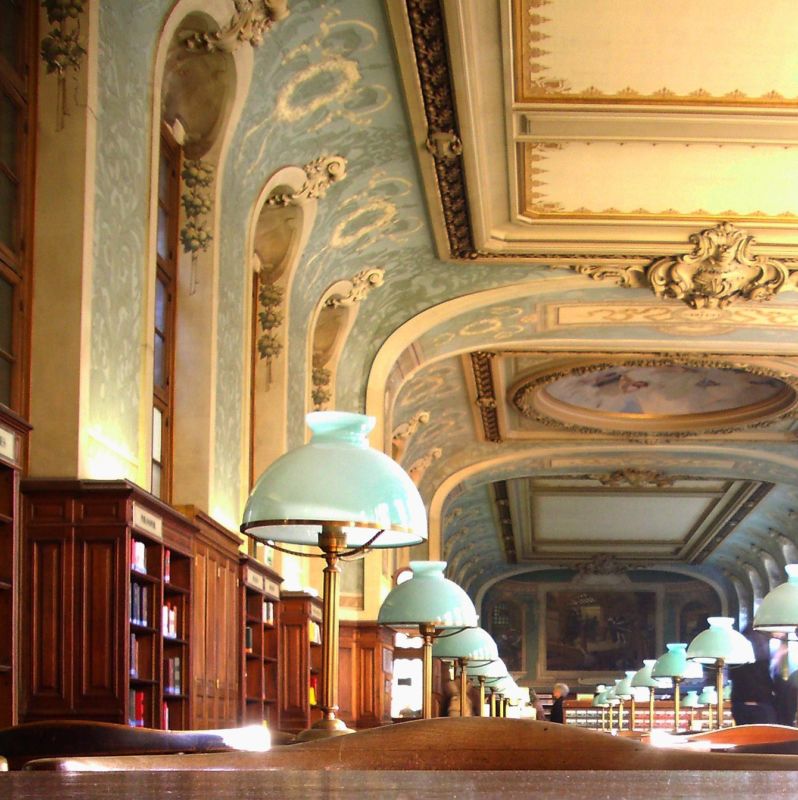 Sala Saint Jacques da Biblioteca da Universidade de Sorbonne em Paris